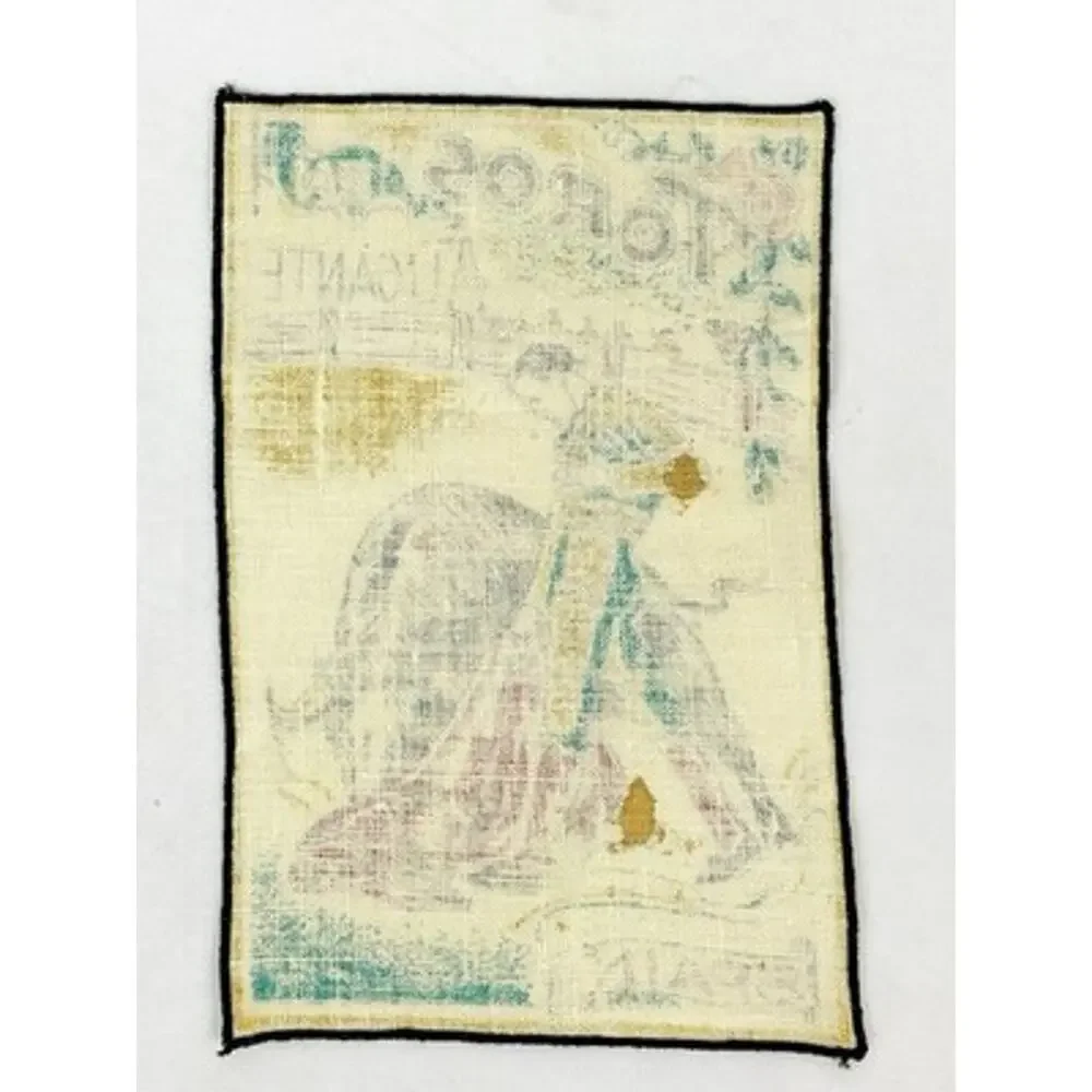 Vtg Styled by Dewan Linen Cocktail Napkins Set of 4 Spain Bullfighting Matador